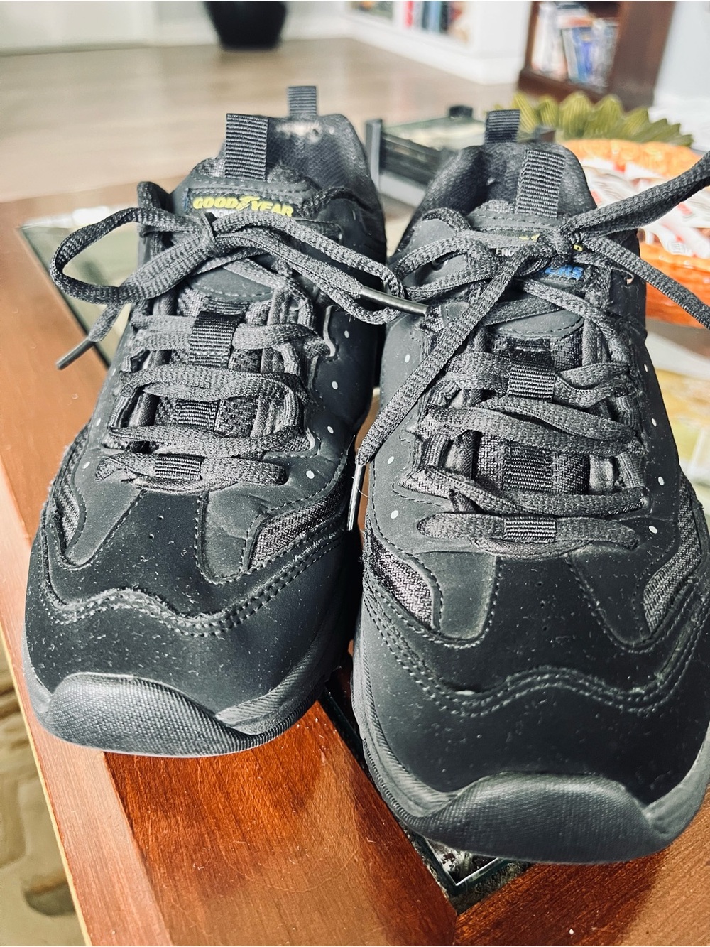 Sketcher’s Engineered By Good Year, Women’s Black Sneakers Size 8